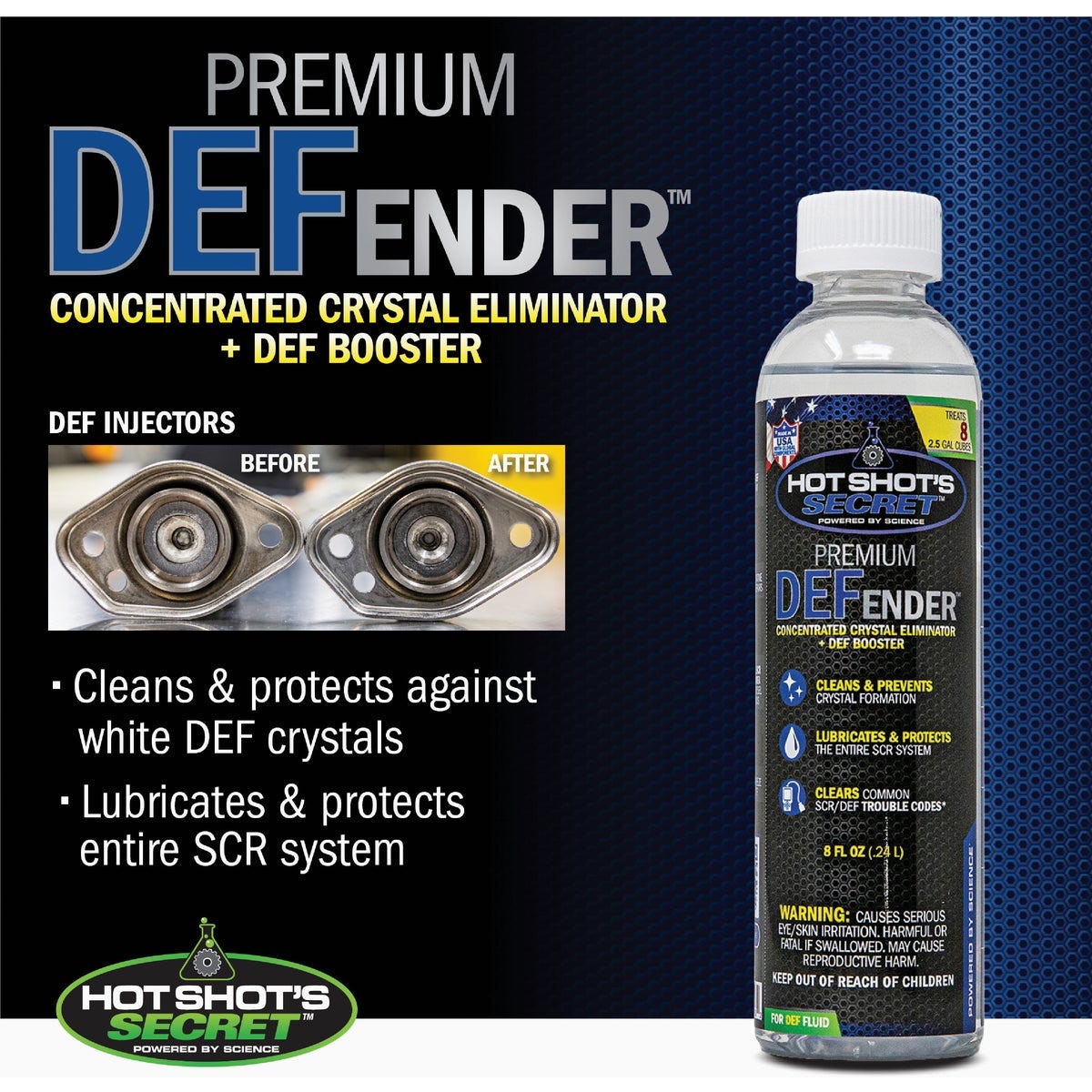 Hot Shot's Secret 8 Oz. DEFender Crystal Eliminator & DEF Booster | Do ...