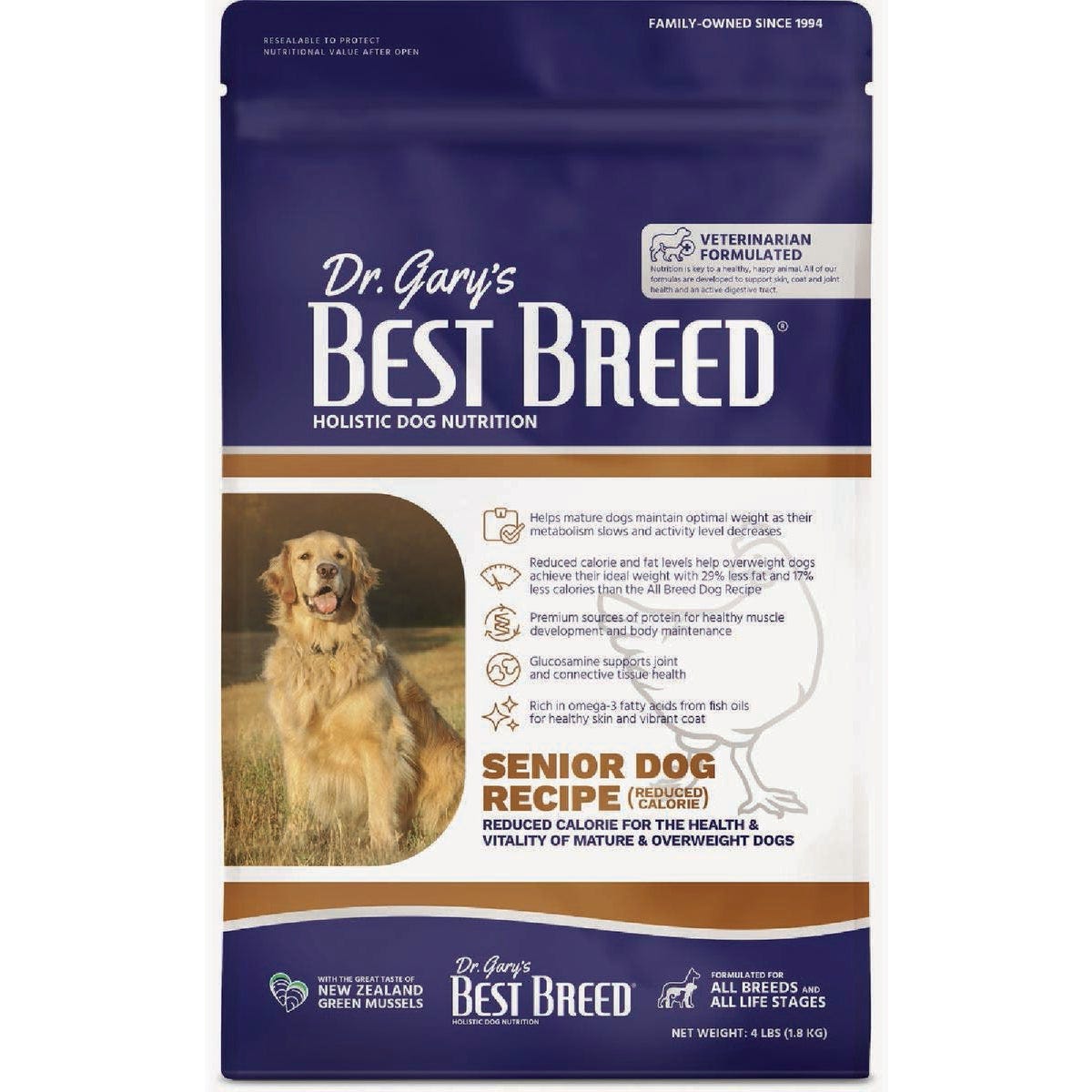 Dr. Gary's Best Breed 13 Lb. Senior Diet Dry Dog Food Dr. Gary's Best Breed 13 Lb. Senior Diet Dry Dog Food