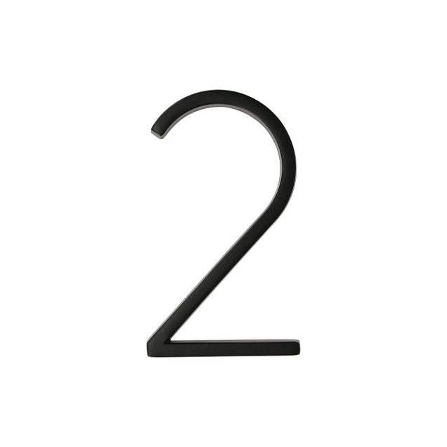 Hillman Distinctions 5 In. Black Zinc Number 2 Hillman Distinctions 5 In. Black Zinc Number 2