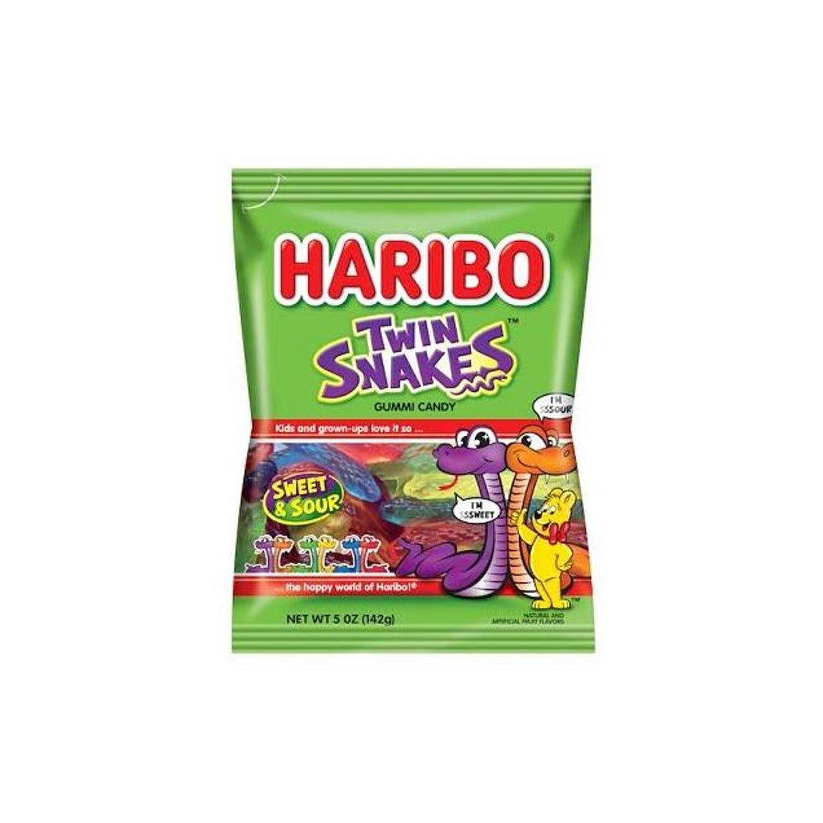Haribo 5 Oz. Twin Snakes Gummis