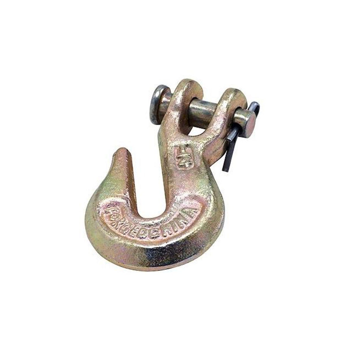 National Hardware 1/4 In. Yellow Forged Steel Clevis Grab Hook National Hardware 1/4 In. Yellow Forged Steel Clevis Grab Hook