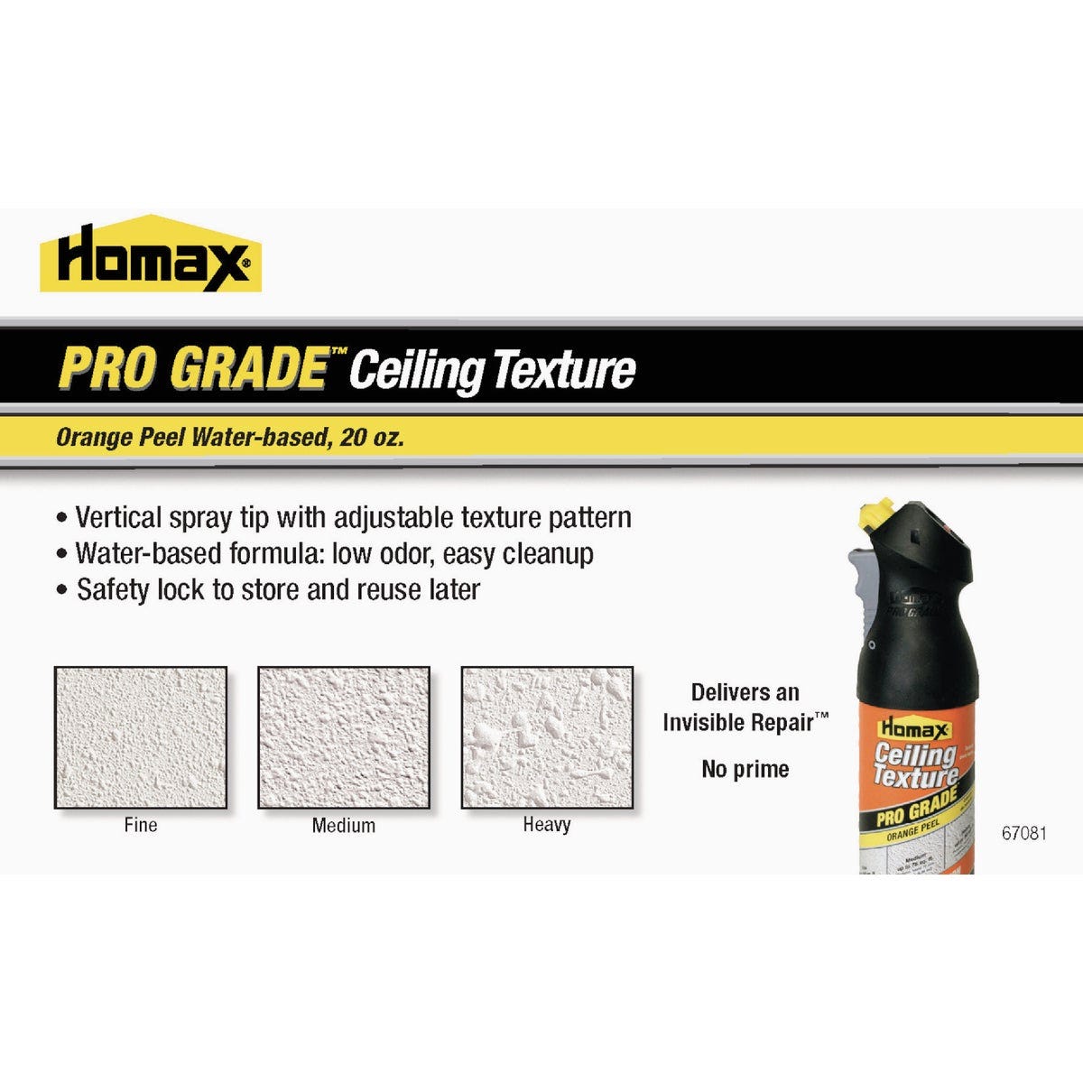 Homax Pro Grade Orange Peel 20 Oz. Ceiling Spray Texture - photo 6 Homax Pro Grade Orange Peel 20 Oz. Ceiling Spray Texture - photo 6