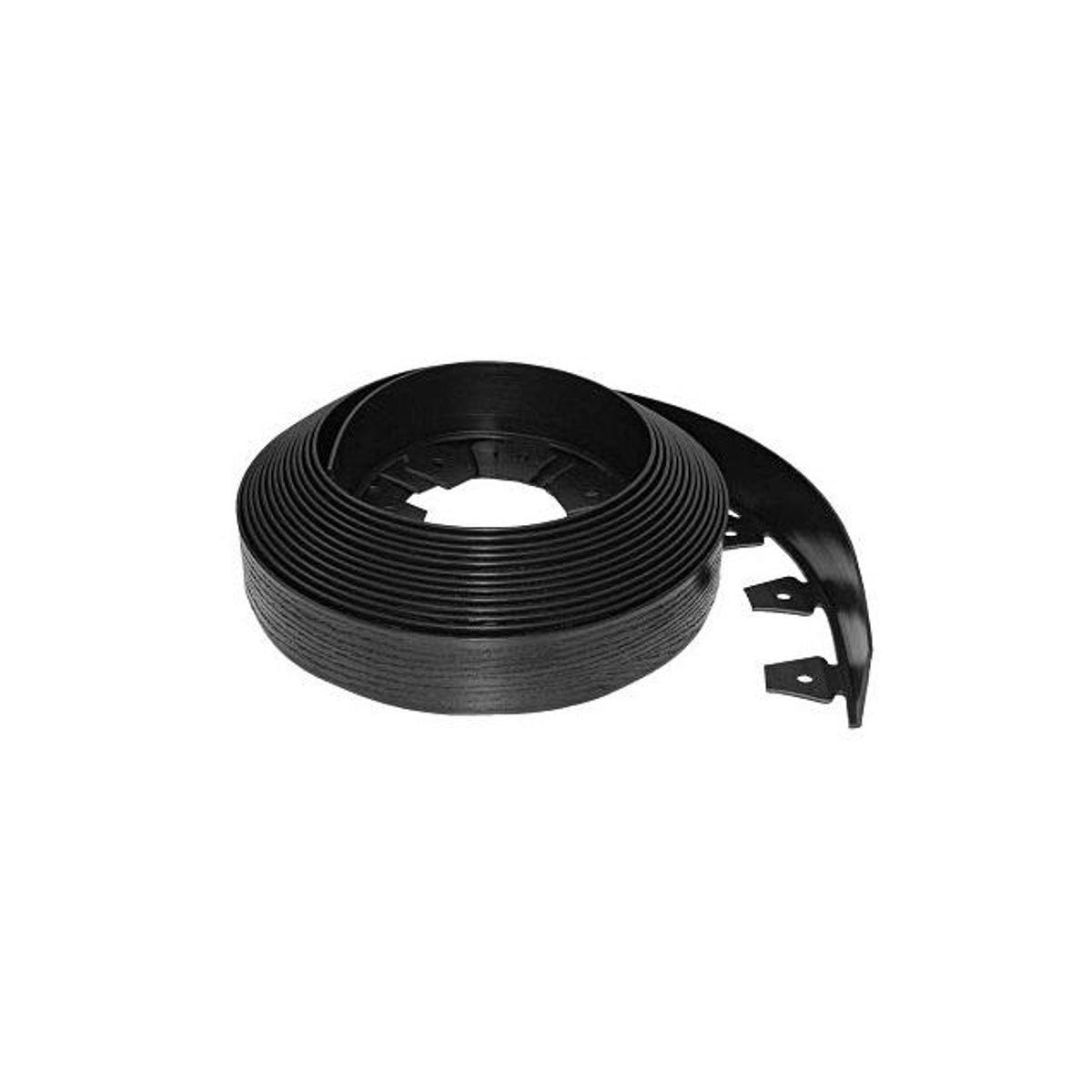 EasyFlex 2.5 In. x 20 Ft. Black Tall Wall No-Dig Landscape Edging